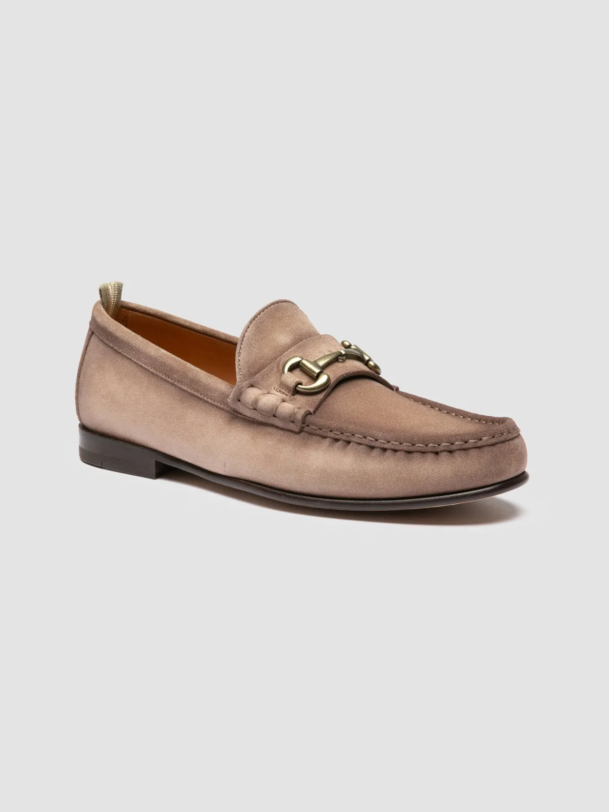 Simple Layers Park Jogger BALFRON 003 - Taupe Suede Penny Loafer
