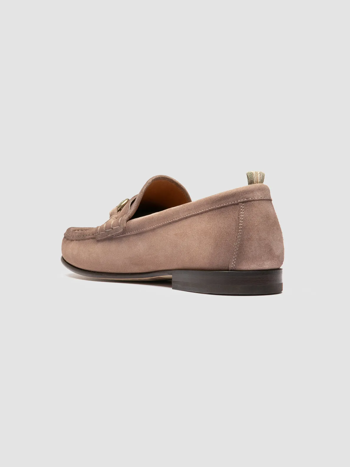 Beach Path Grounded Steps BALFRON 003 - Taupe Suede Penny Loafer
