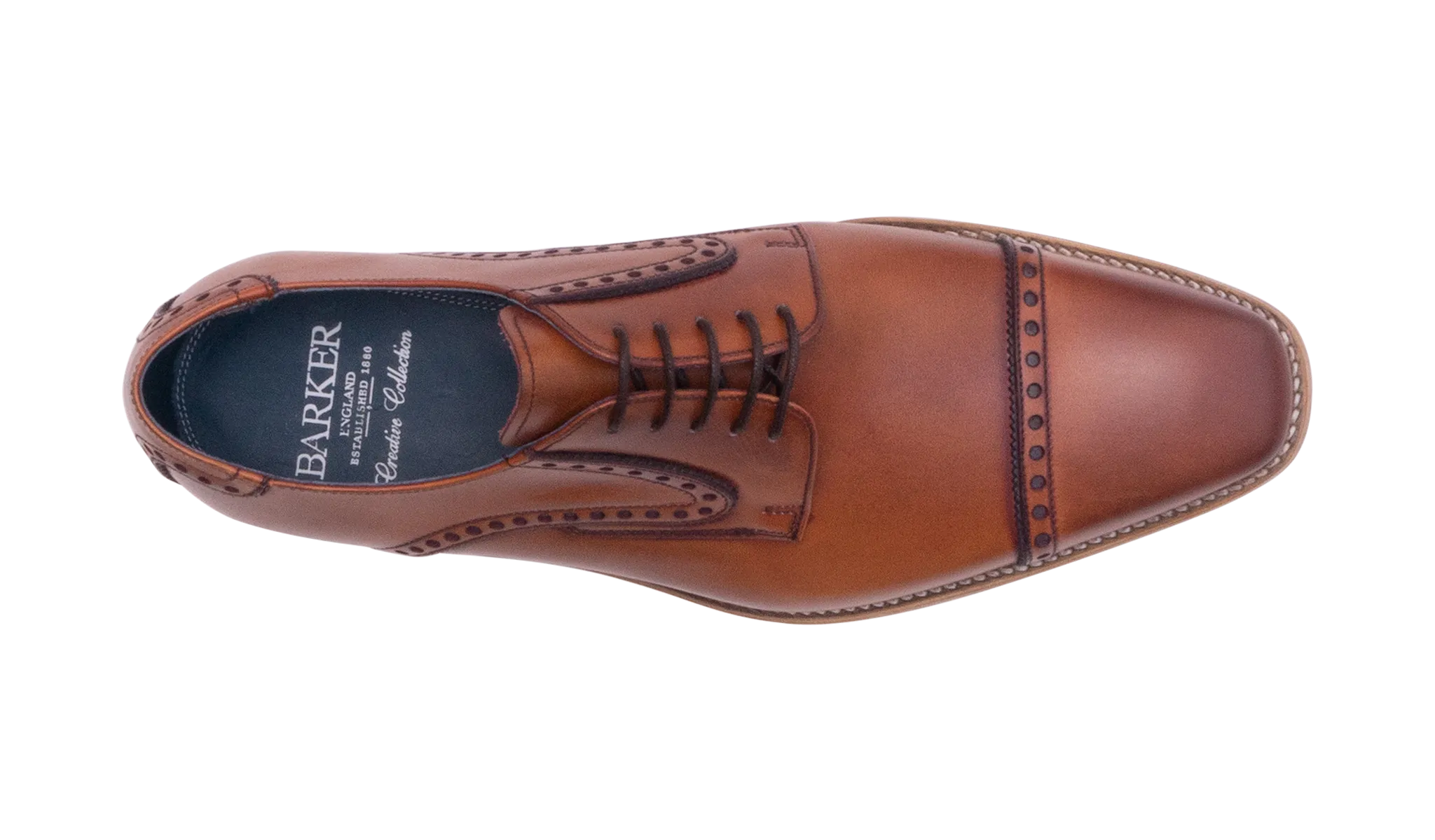 Stewart - Antique Rosewood/ Navy Custom Edge Luxurious Touch