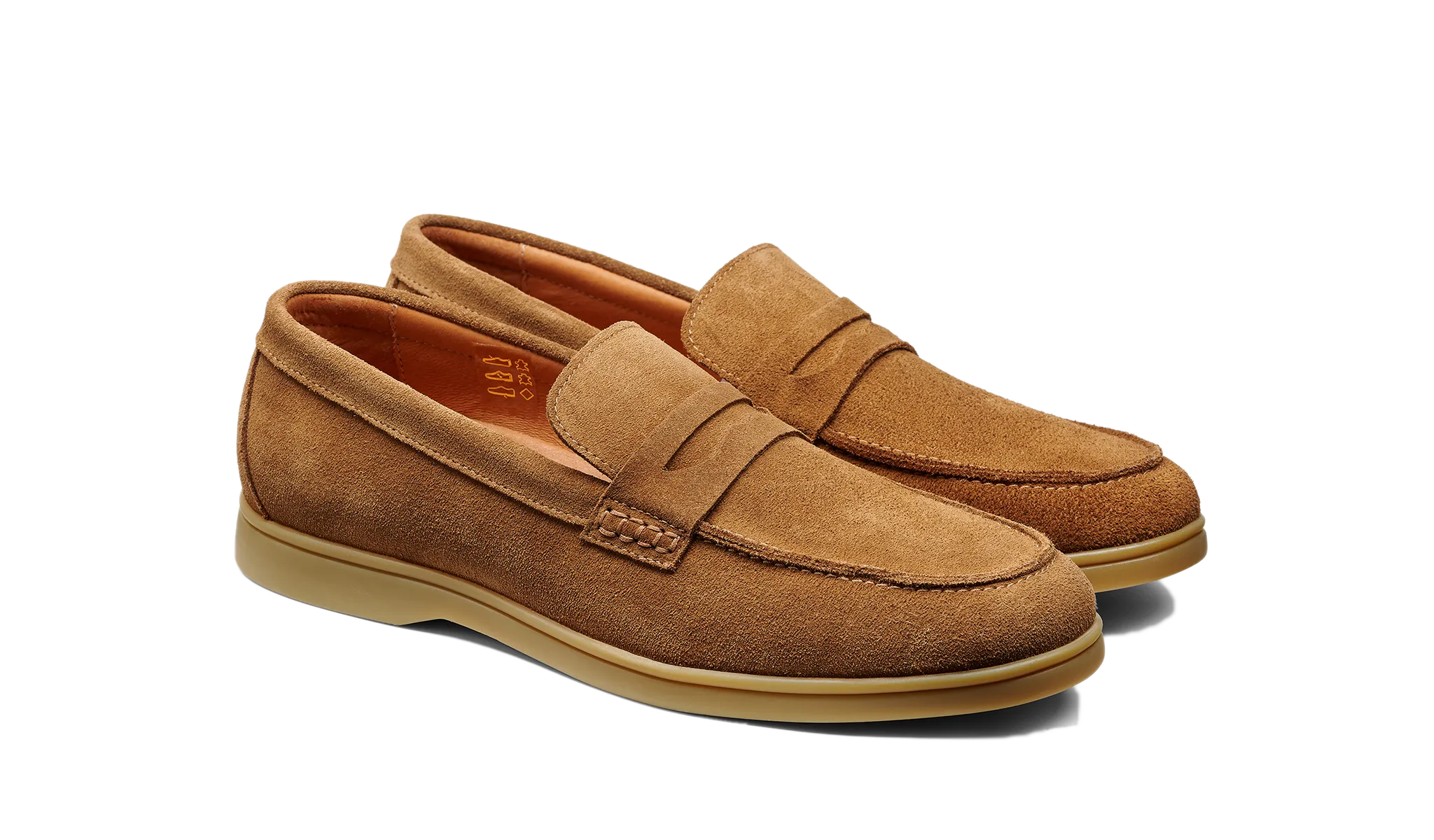 Santiago - Tan Suede Caramel Sole Open Fit