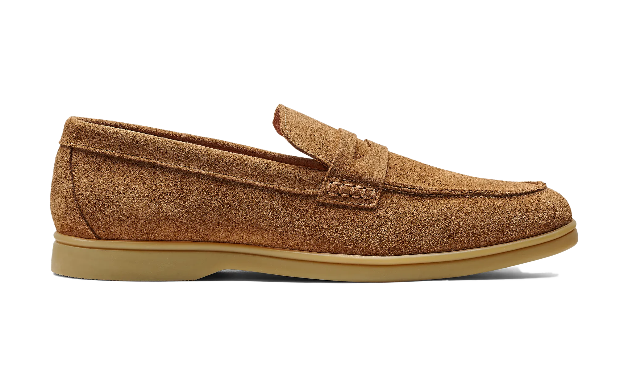 Santiago - Tan Suede Caramel Sole Comfort
