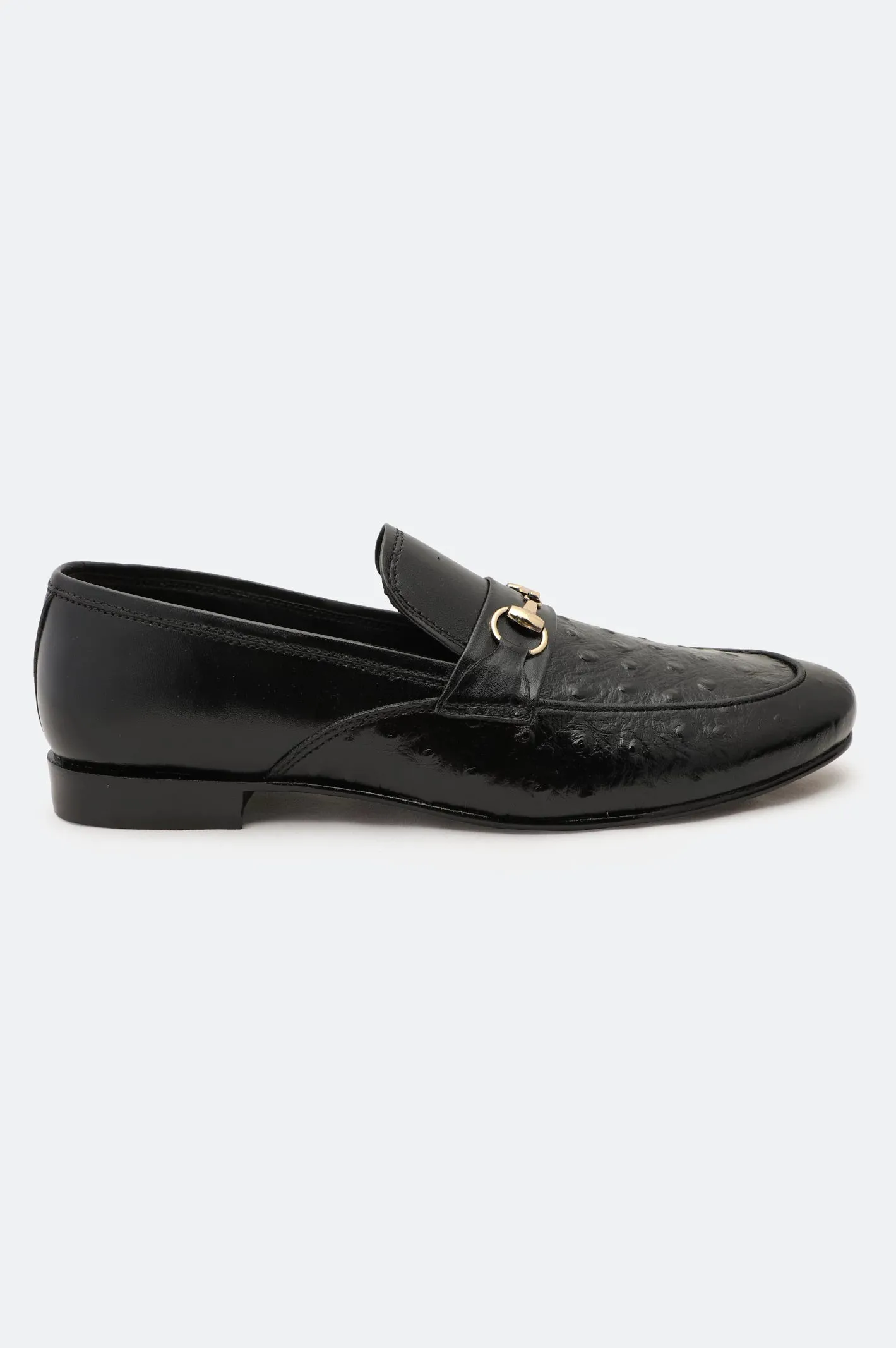 Premium Footwear Black Moccasins Formal Shoes
