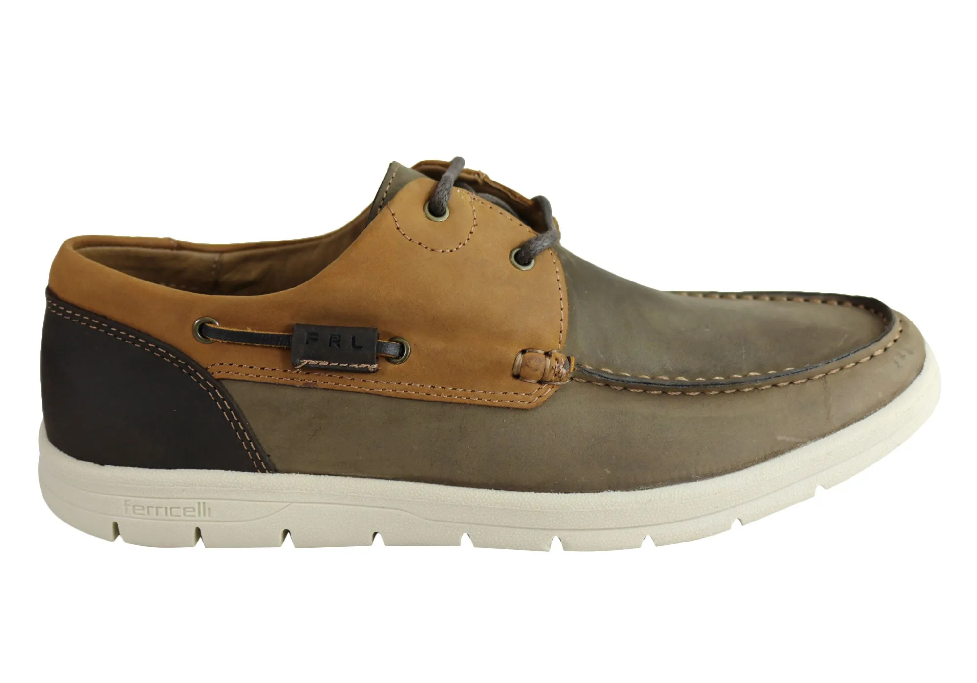 Minimal Vibe Wear Anytime Ferricelli Anchor Men Cushioned Casual Comfort Leather Lace Up Shoes