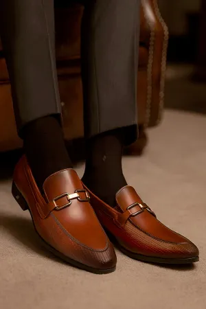 Street Edge Urban Fashion Coffee Men Formal Moccassins