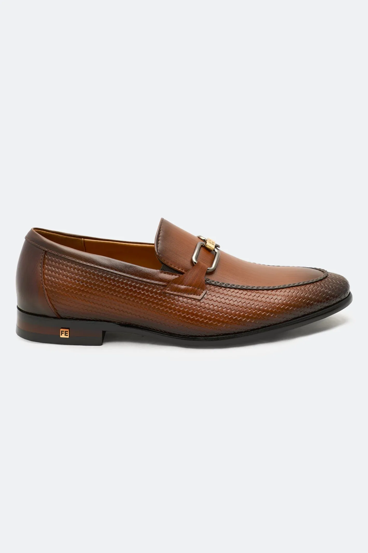Coffee Men Formal Moccassins Subtle Edge Simple Aesthetic