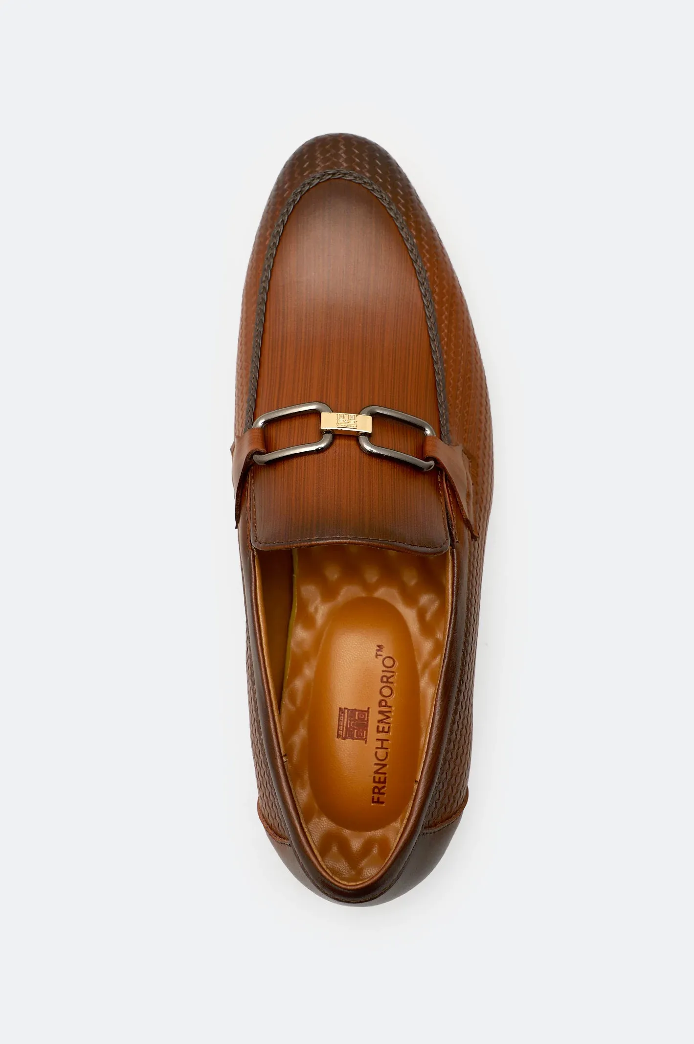 Coffee Men Formal Moccassins Urban Walk Relaxed Setting