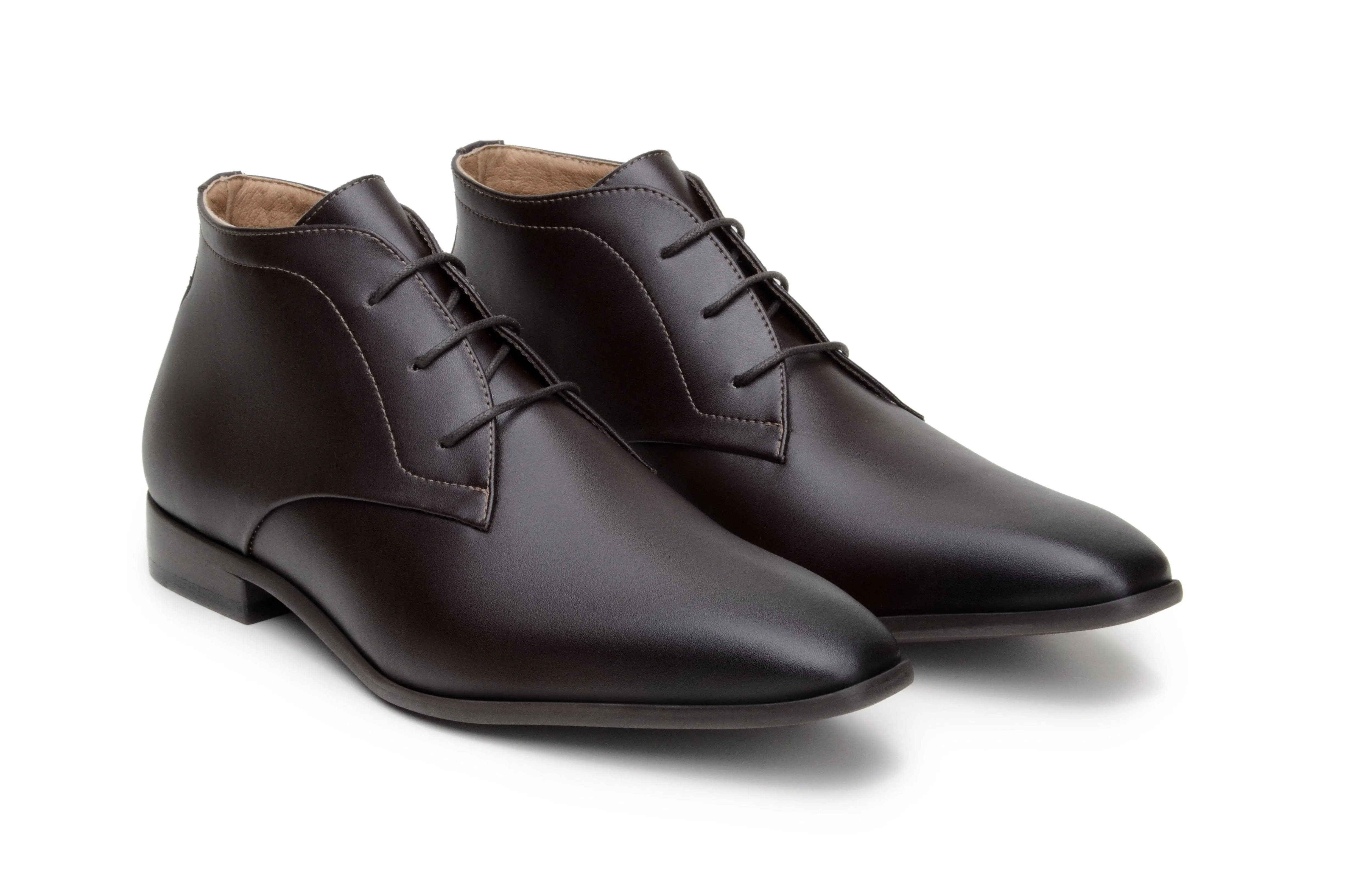 'Benjie' men's vegan chukka by Zette Shoes - espresso Harbor Mood