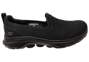 Skechers Womens GOwalk 7 Razi Comfortable Slip On Shoes Street Edge Busy Path