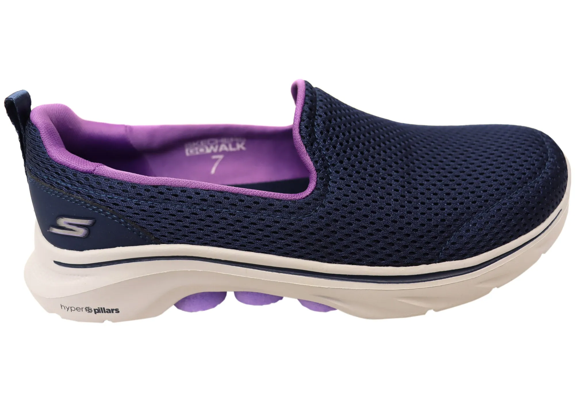 Quick Drying Weekend Errands Skechers Womens GOwalk 7 Razi Comfortable Slip On Shoes