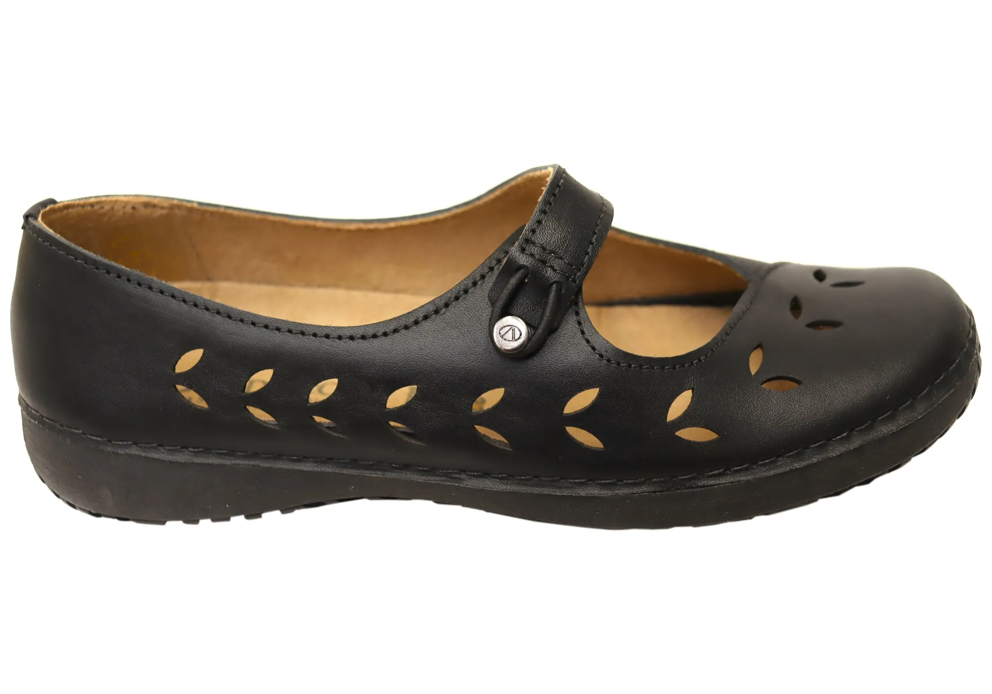 Andacco Kezia Womens Comfortable Leather Shoes Made In Brazil All Day Beach Walk