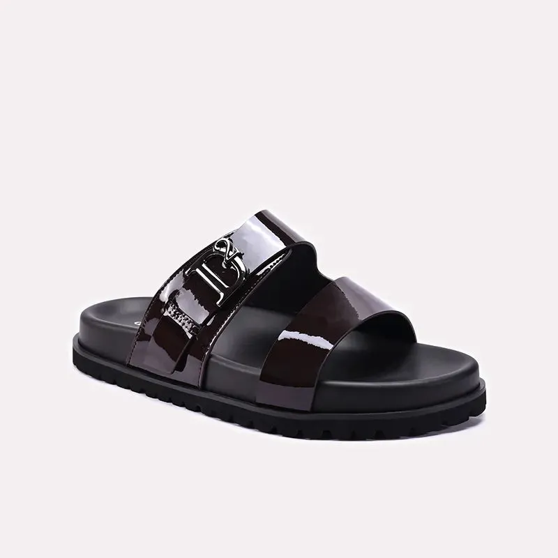 Sporty Design Brown Casual Slippers 0151146