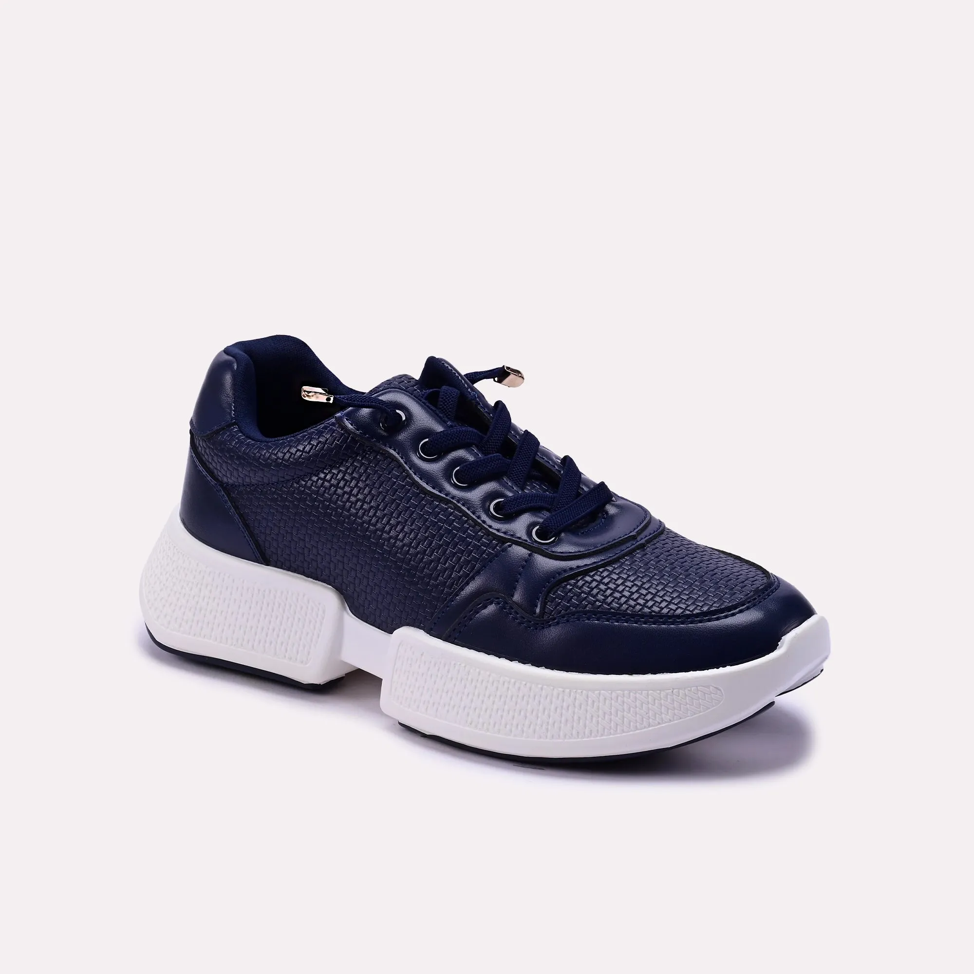 Blue Thick Sole Sneakers 0440650 Weekend Comfort Training Flex