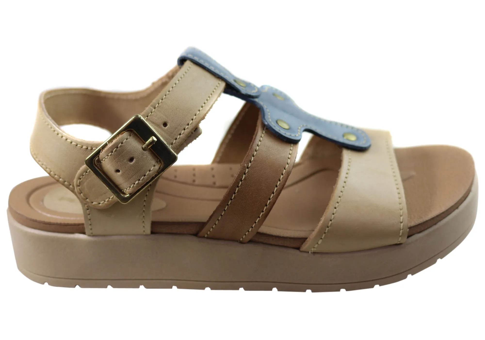 Pegada Atlas Womens Comfortable Leather Sandals Made In Brazil Fast Step