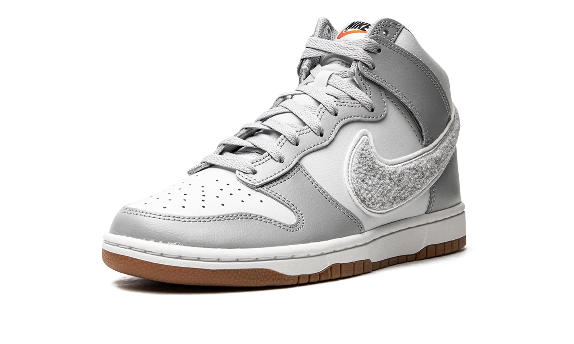 Dunk High "Chenille - Light Smoke" streamlined look