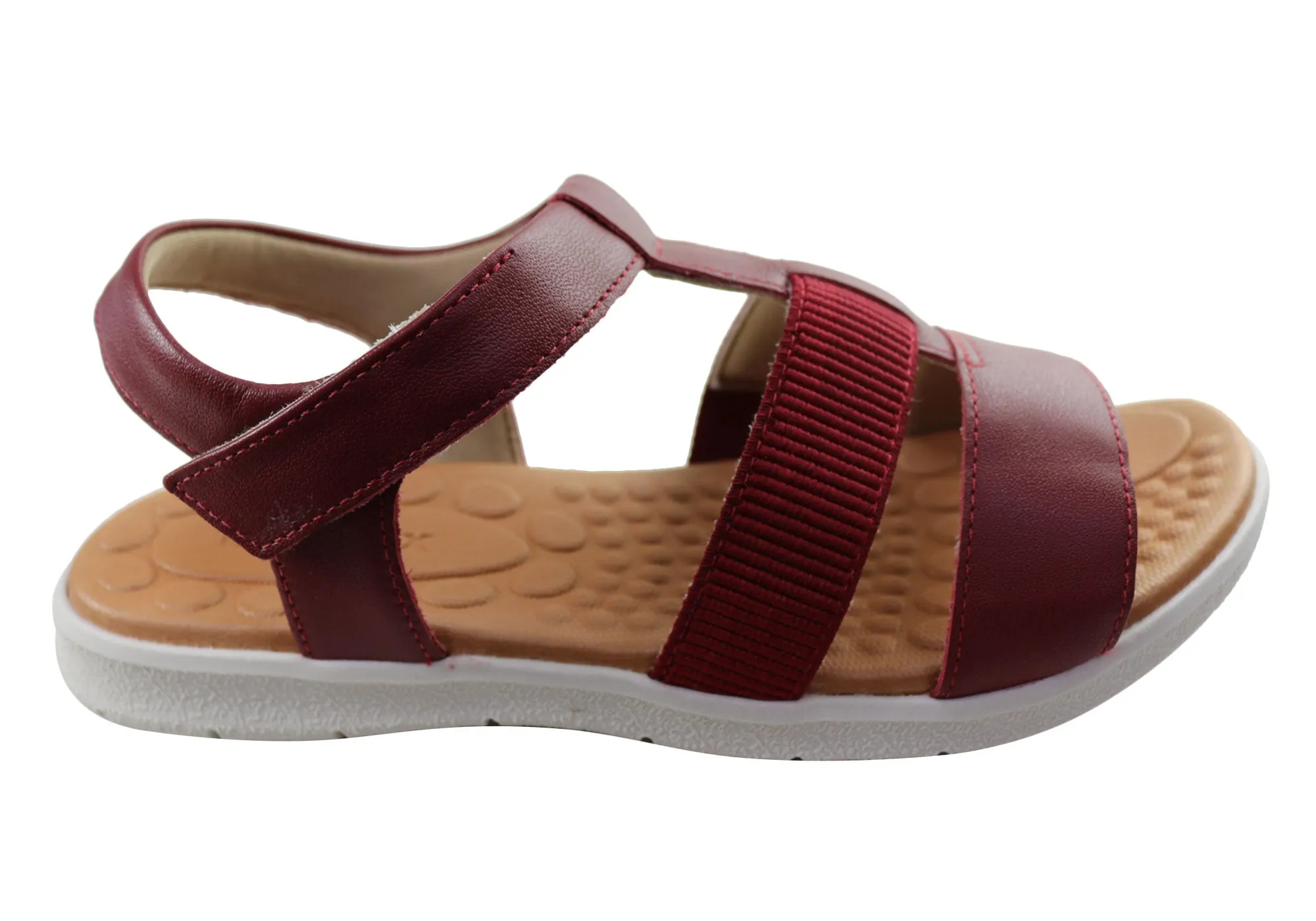 Usaflex Arwen Womens Comfortable Leather Sandals Made In Brazil Casual Appeal Cruise Wear