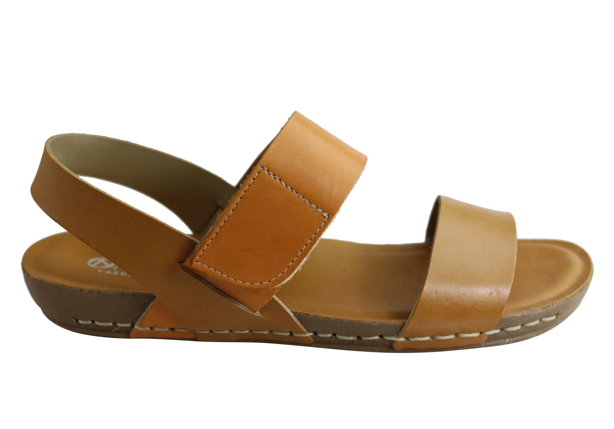 Footbed Padding Breathable mesh Andacco Mira Womens Comfortable Leather Sandals Made In Brazil