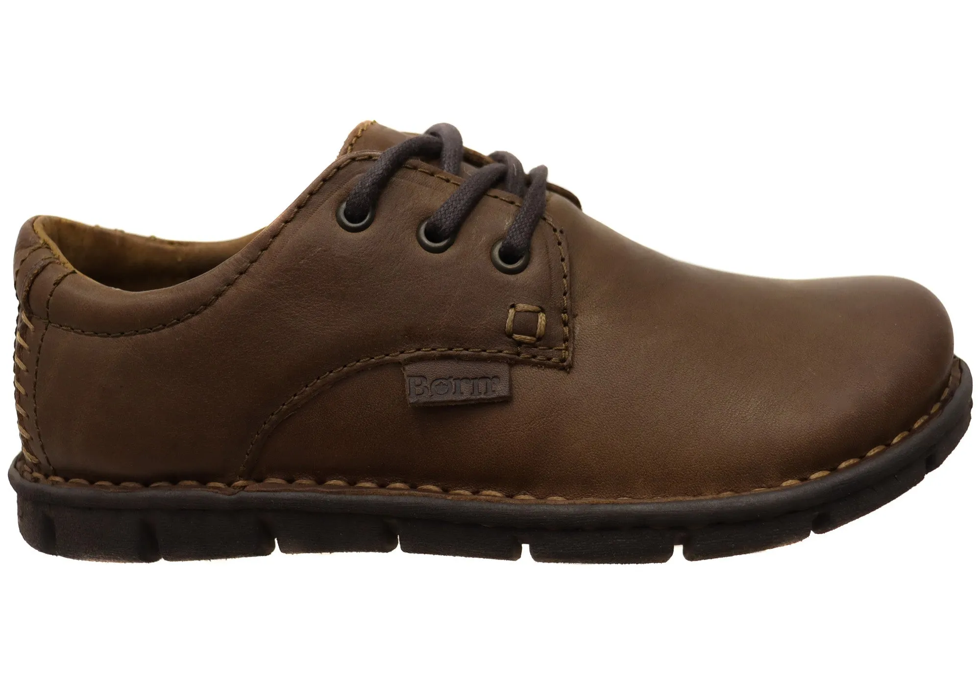 Born Mens Soledad Leather Comfortable Lace Up Shoes Slow Hike