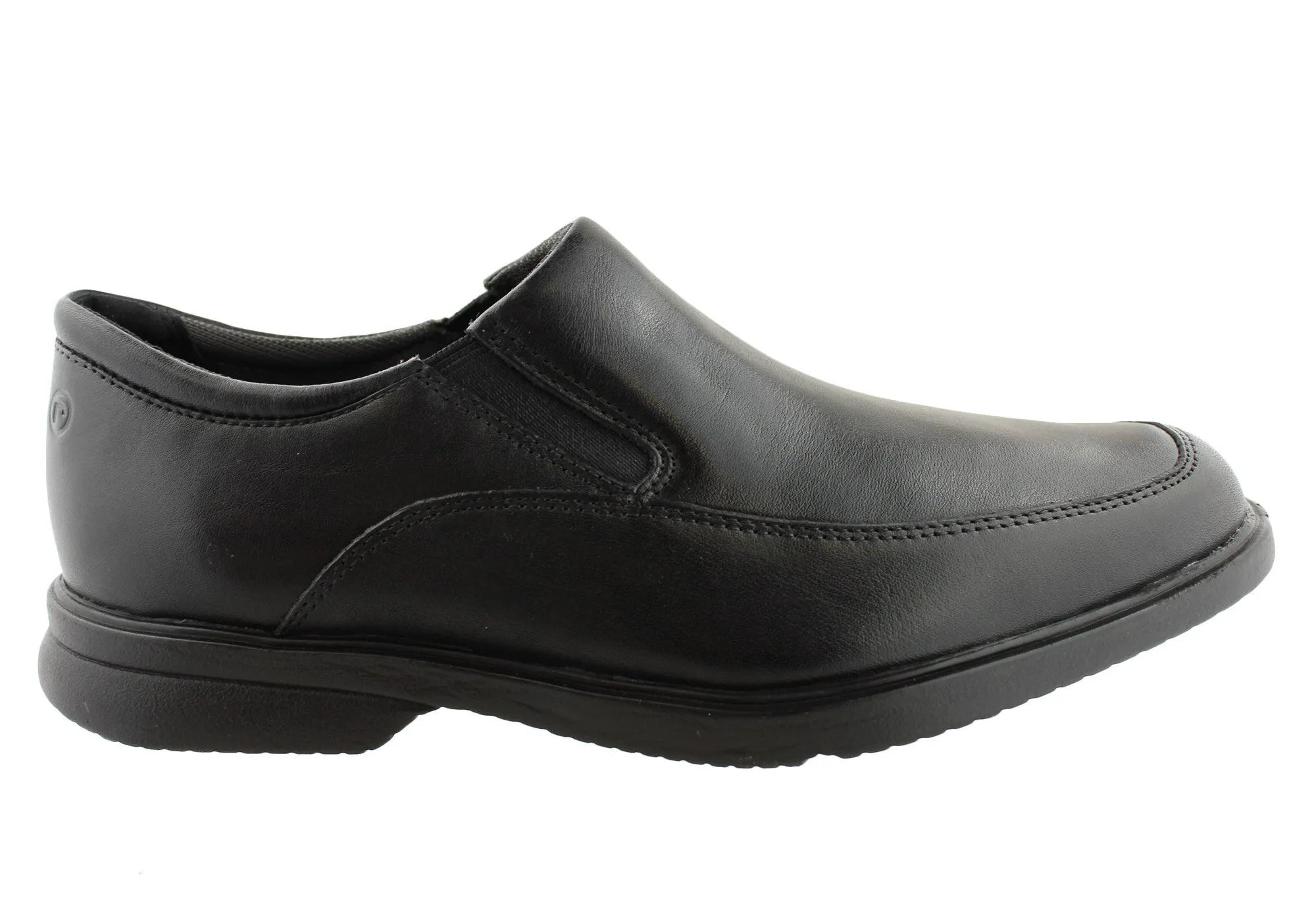 Rockport Aderner Mens Leather Wide Fit Slip On Shoes Cultural Events