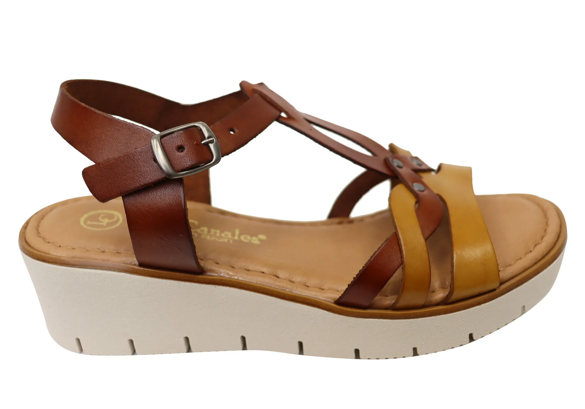 Relaxed Beach Shoes Lola Canales Terese Womens Comfortable Leather Sandals Made In Spain