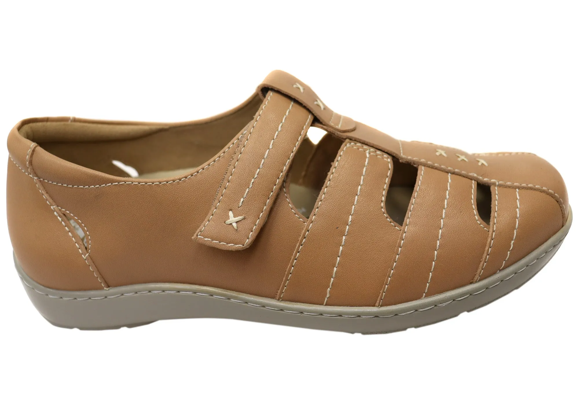 Power Base Durable Construction Scholl Orthaheel Wendy Womens Comfortable Supportive Leather Shoes