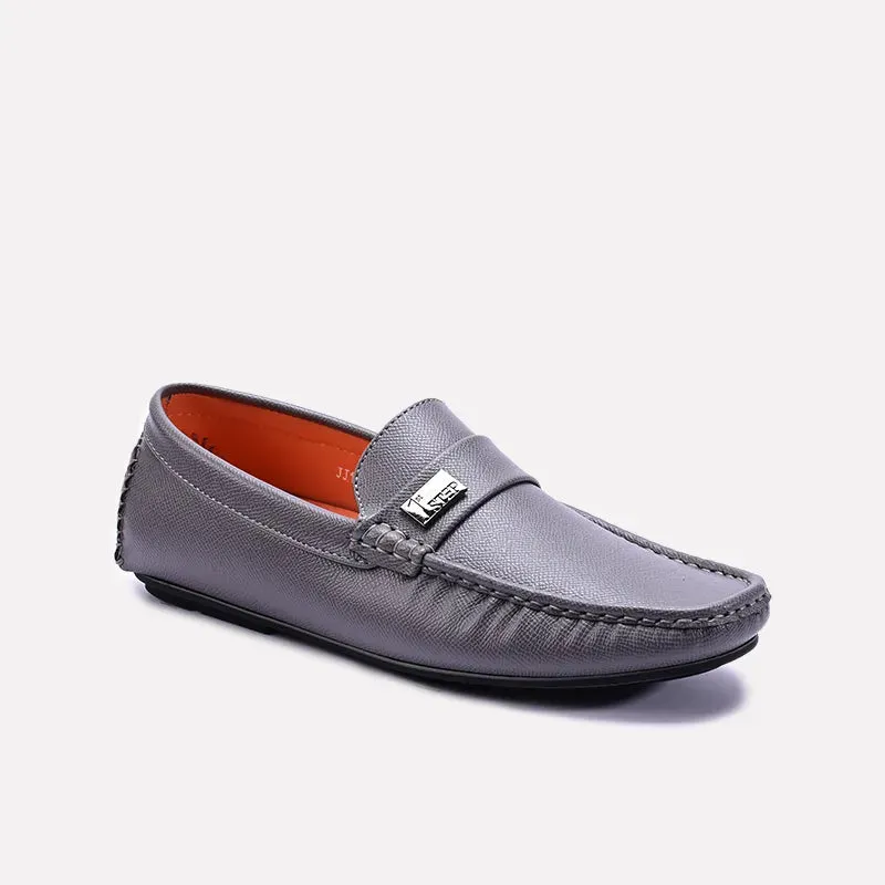 Feet Support foldable Gray Loafer Shoes 0130971