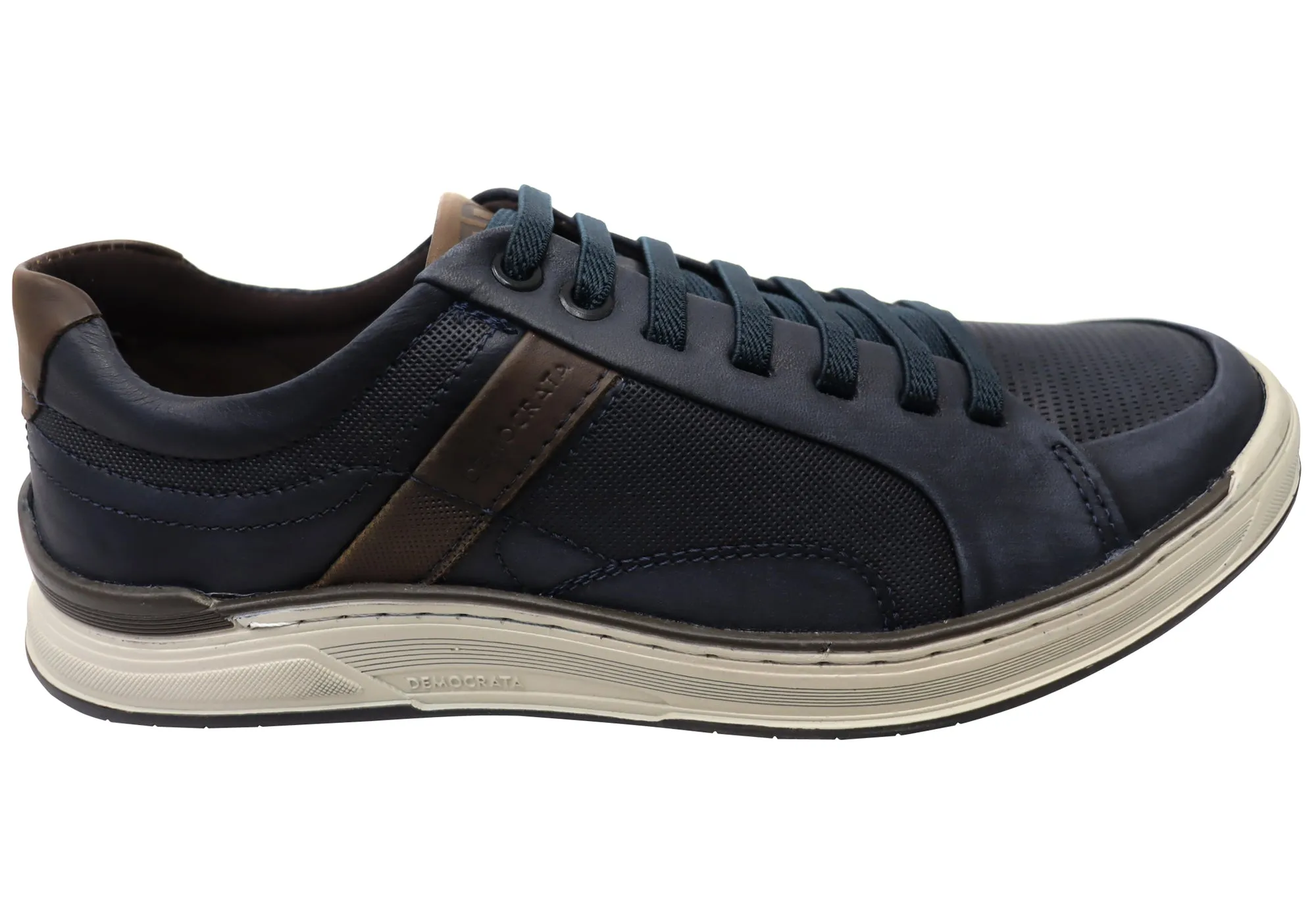 Democrata Wolfe Mens Comfortable Leather Casual Shoes Made In Brazil Local Go