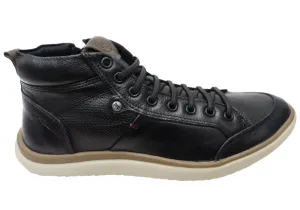 Ferricelli Dorado Mens Comfortable Leather Casual Boots Made In Brazil Partner Pace