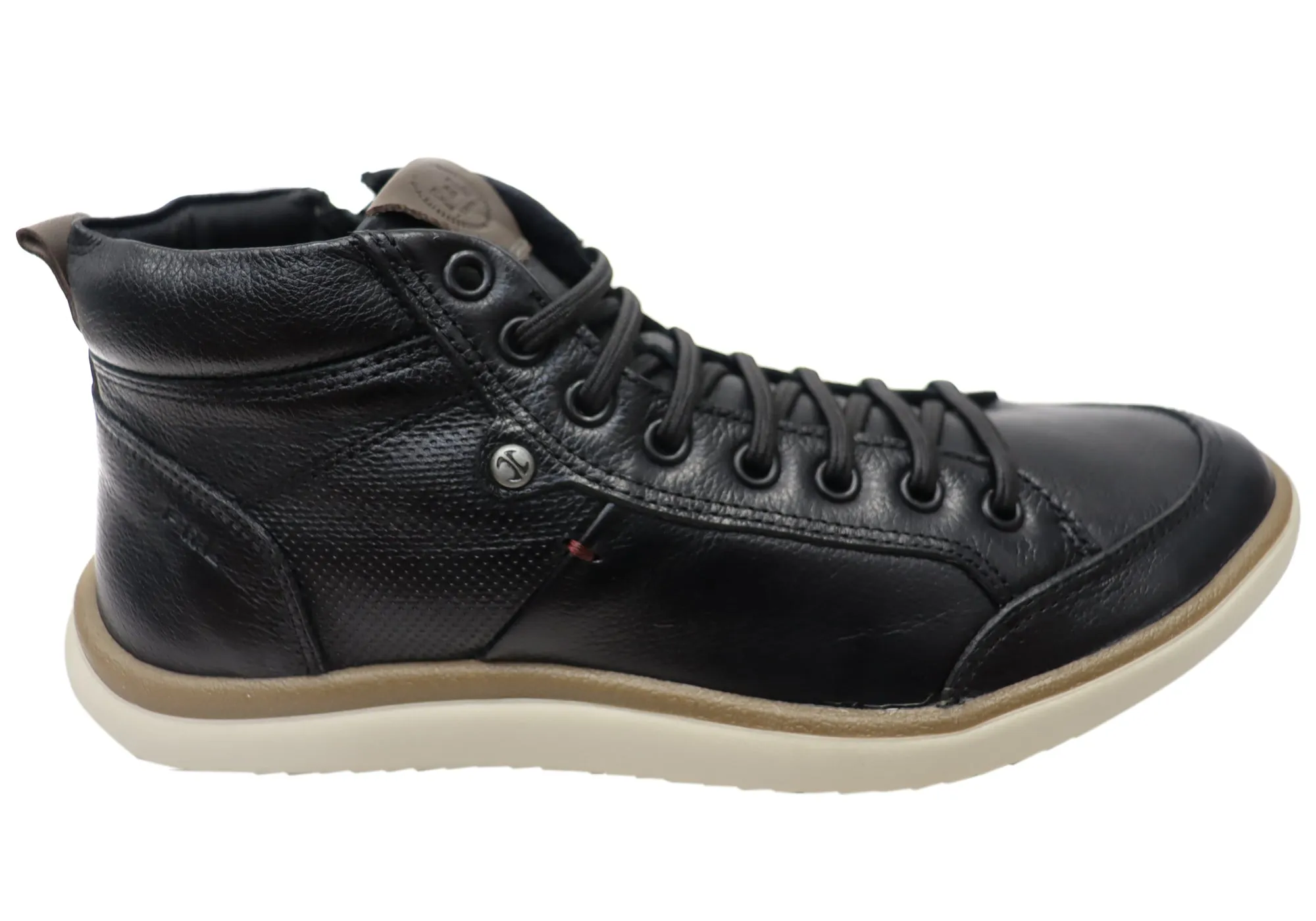 Ferricelli Dorado Mens Comfortable Leather Casual Boots Made In Brazil Partner Pace