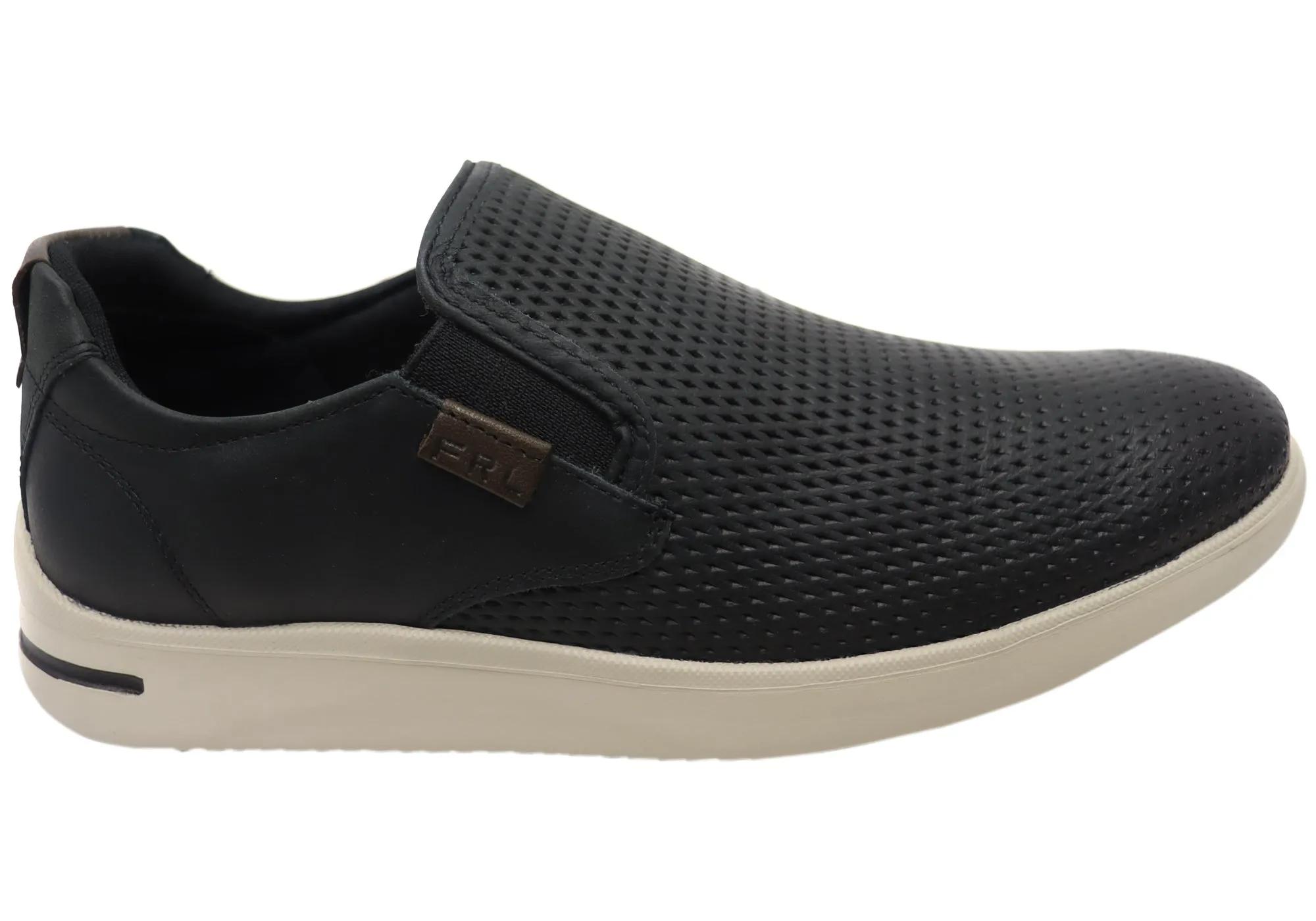 Ferricelli Perry Mens Brazilian Comfort Leather Slip On Casual Shoes Chill Time Hassle free