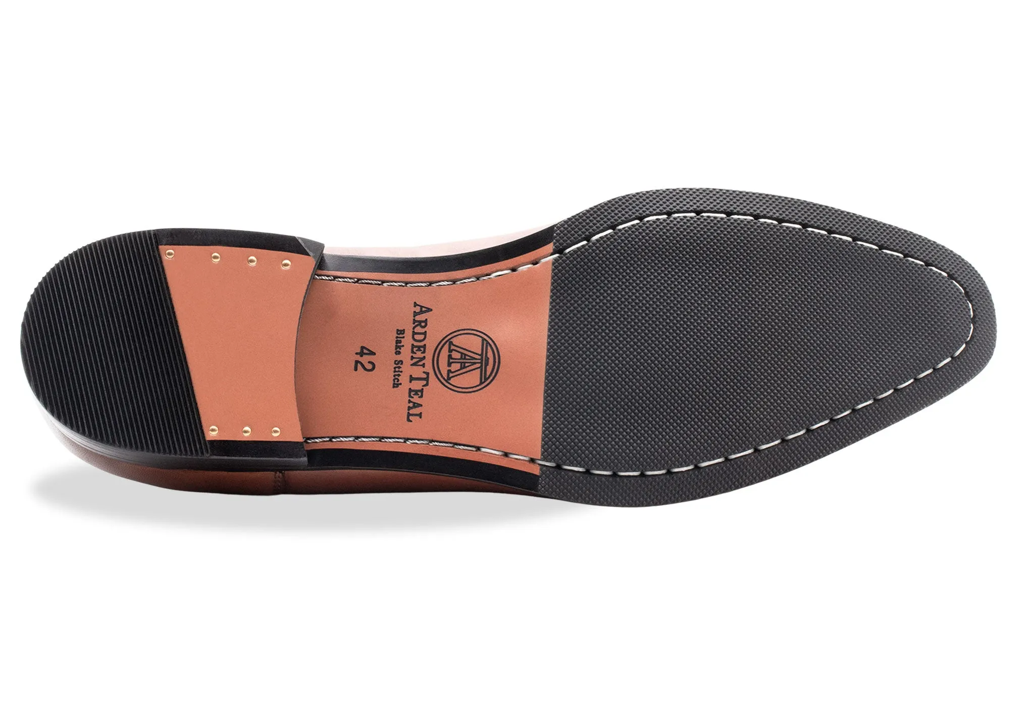 Cushioned Insole Arrecifes Blake Stitch Chestnut Loafer