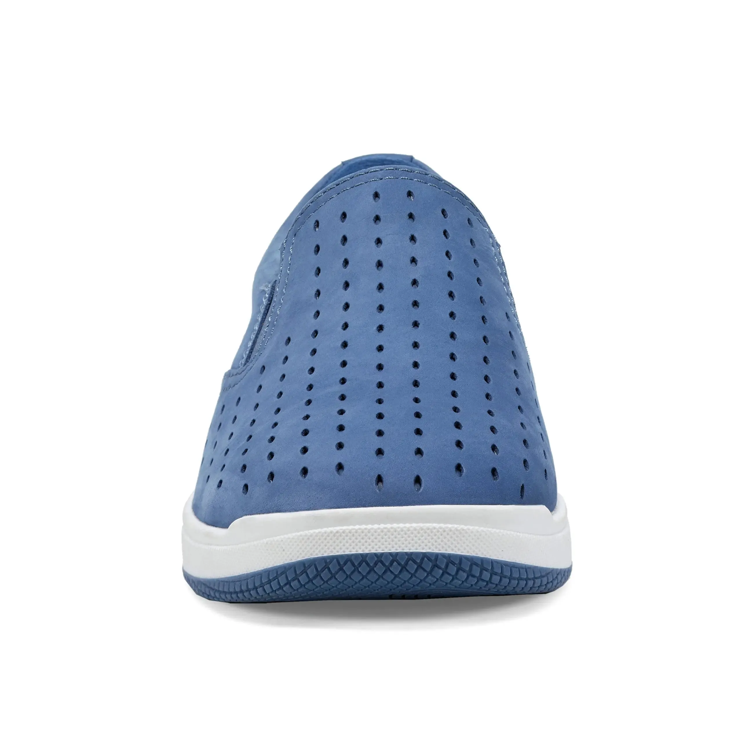 World Walk Nel Laser Cut Round Toe Casual Slip-on Sneakers