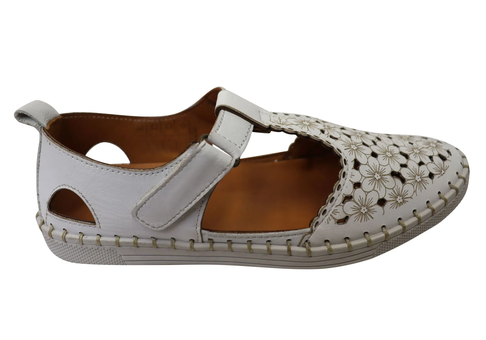 Orizonte Phoebe Womens European Comfortable Leather Shoes Fresh Drop Night Out