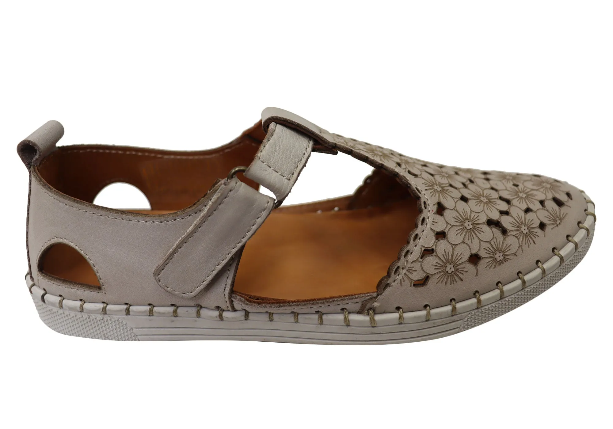Orizonte Phoebe Womens European Comfortable Leather Shoes Moon Walk Fantasy Path