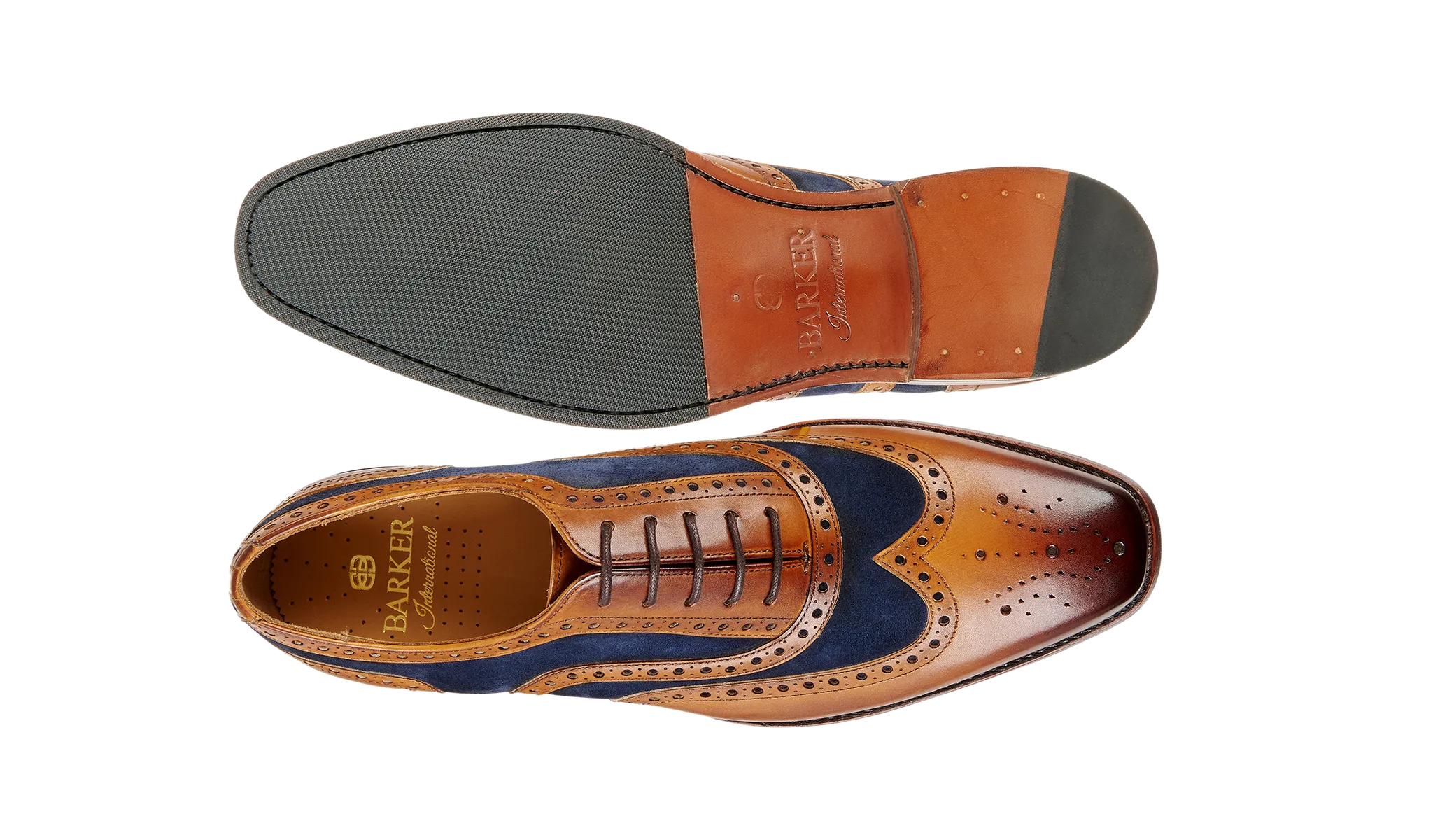 Keiran - Cedar Calf Navy Suede evening routine