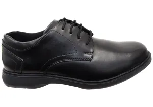 Nunn Bush By Florsheim Mens Kore Pro Plain EE Extra Wide Leather Shoes Seasonal Office Silent Walk
