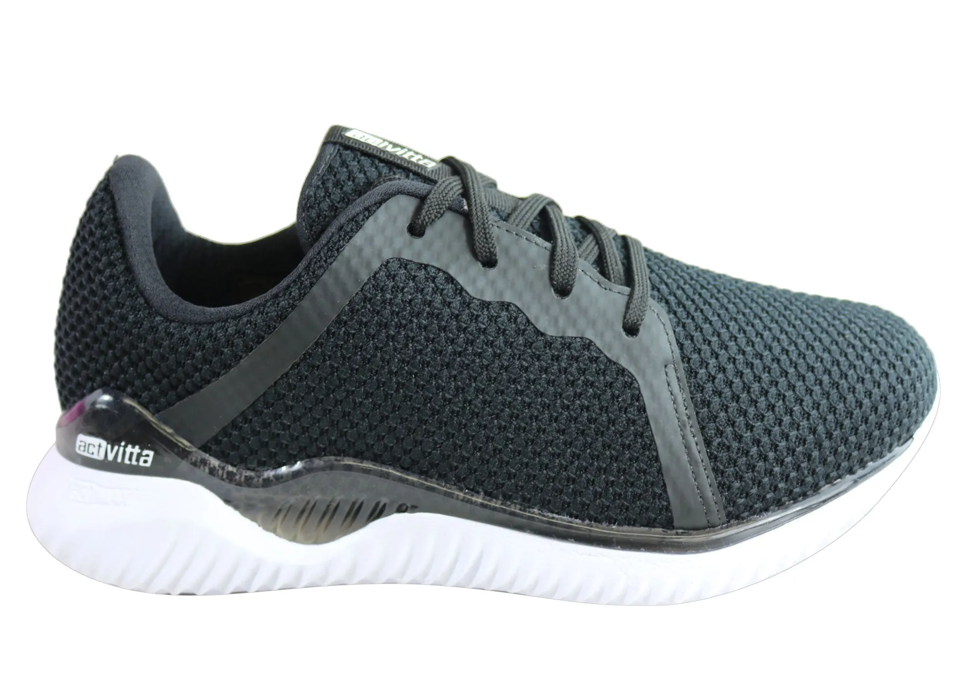 Adaptive Lacing Mechanism Actvitta Amora Womens Comfy Lightweight Cushioned Lace Up Active Shoes