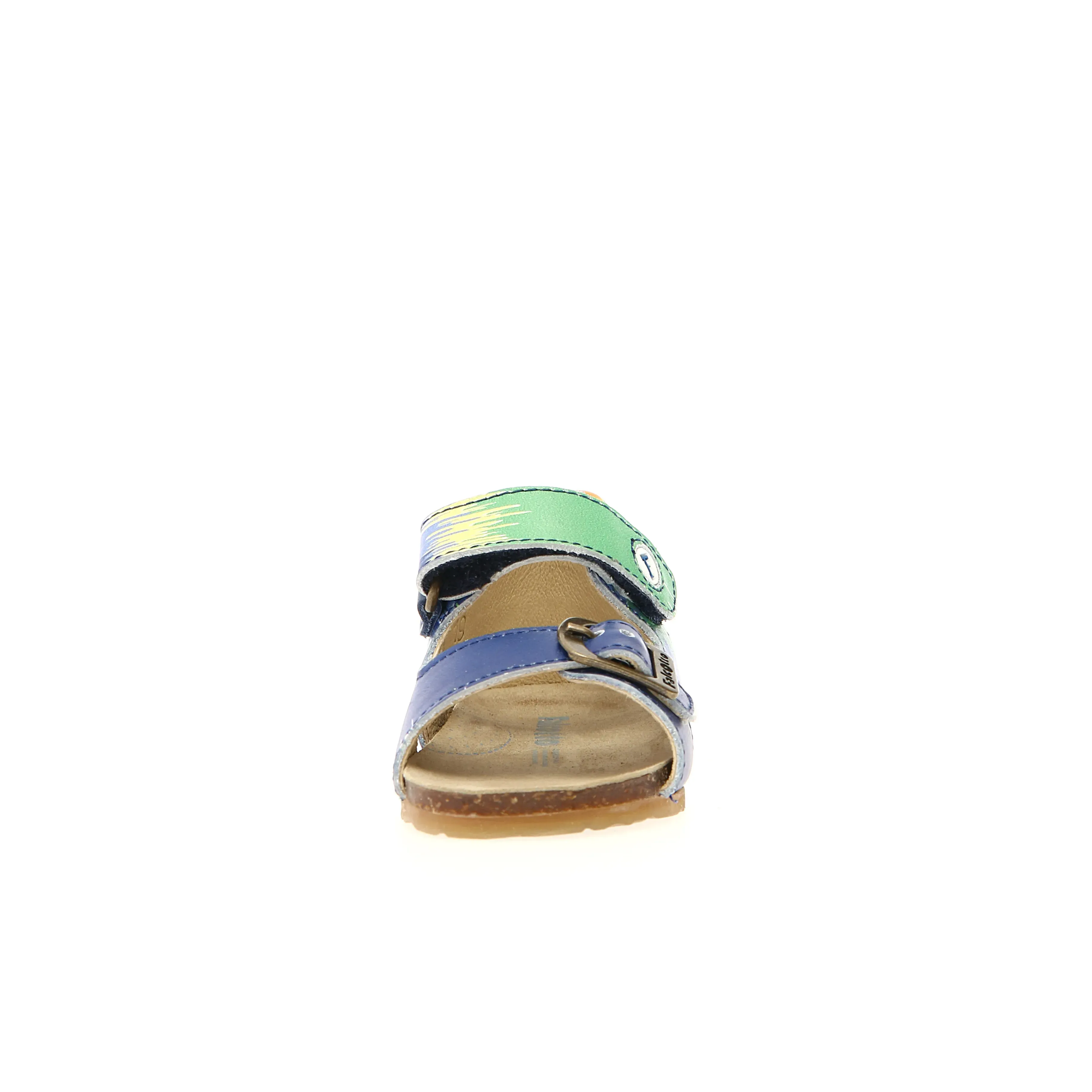 Fashionable Flip-flops for Travel Falcotto Boy's Benar Sandals - Azure / Multi