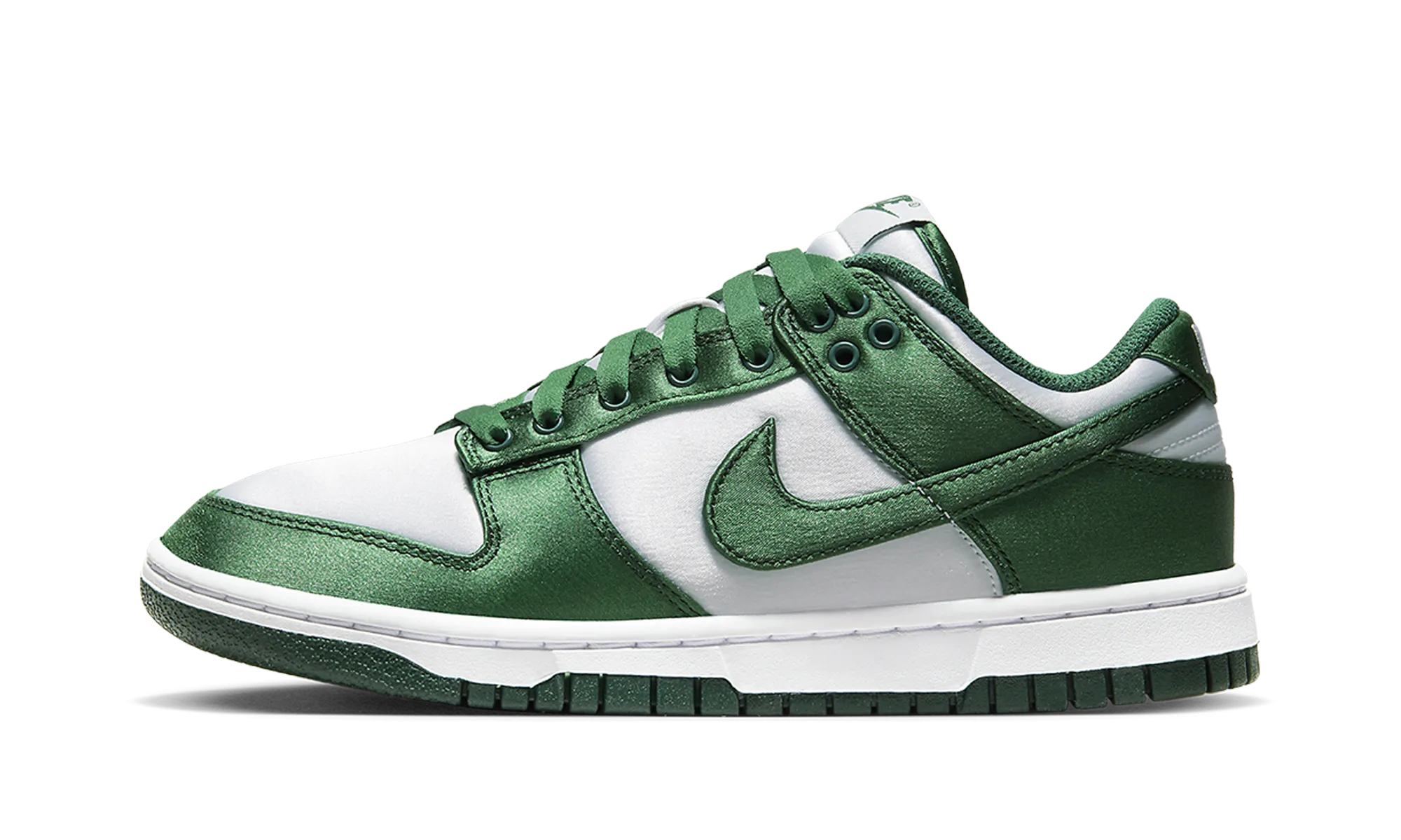Casual Elegance Minimal Pressure DUNK LOW WMNS "Green Satin"