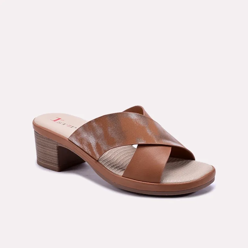 Mustard Heel Slippers 0412913 Soft Heel