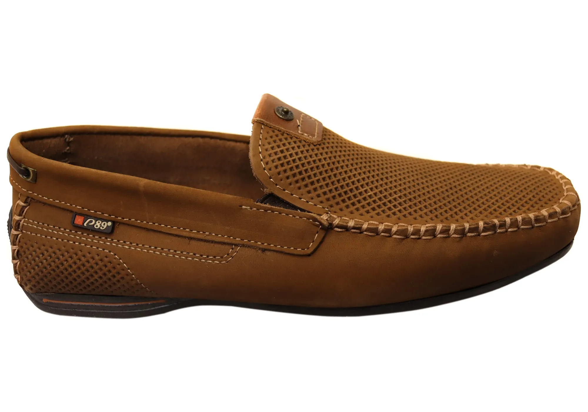 Flexible Build Pegada Collie Mens Comfortable Leather Loafers Shoes Made In Brazil