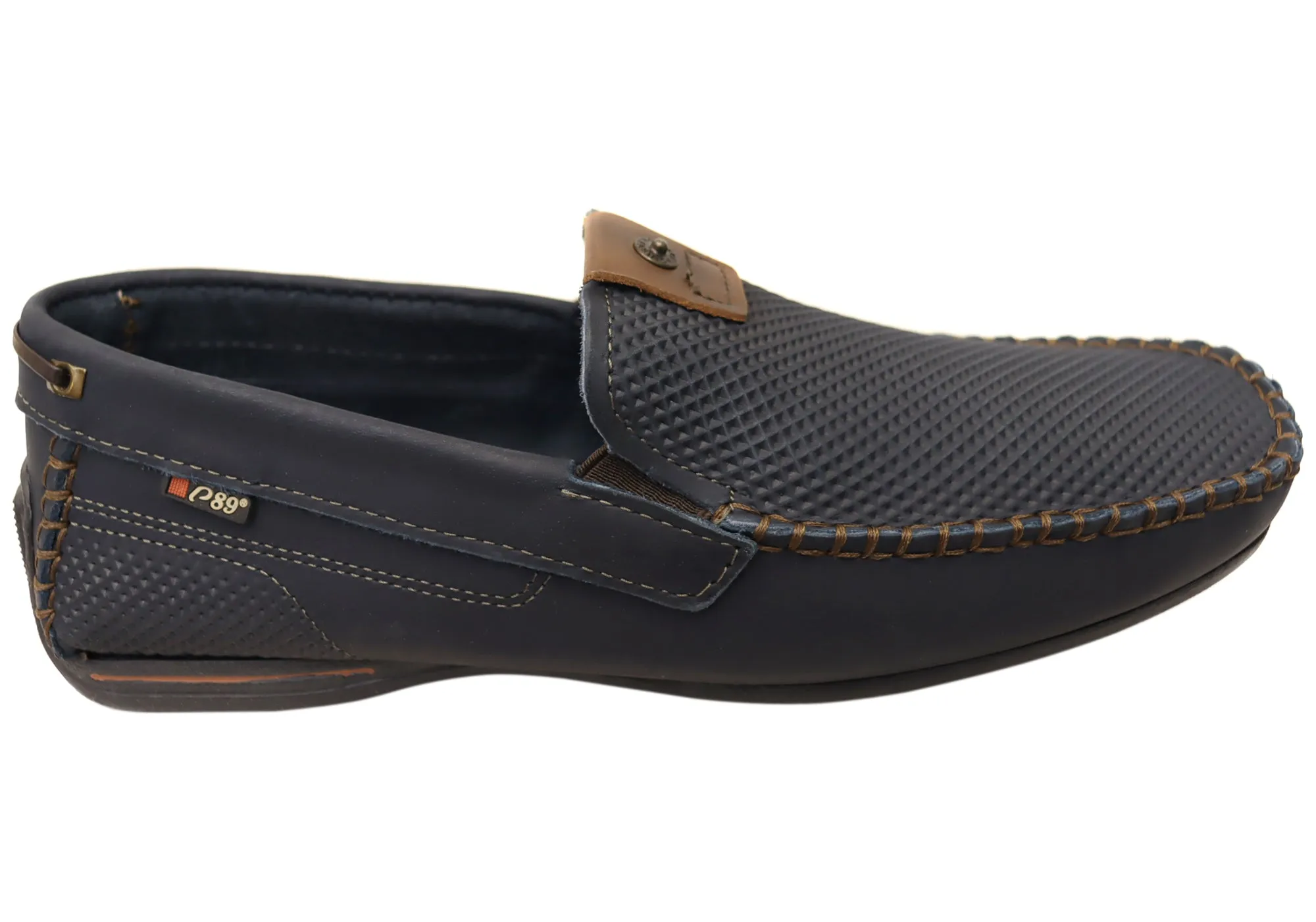 Urban Outfit Pegada Collie Mens Comfortable Leather Loafers Shoes Made In Brazil