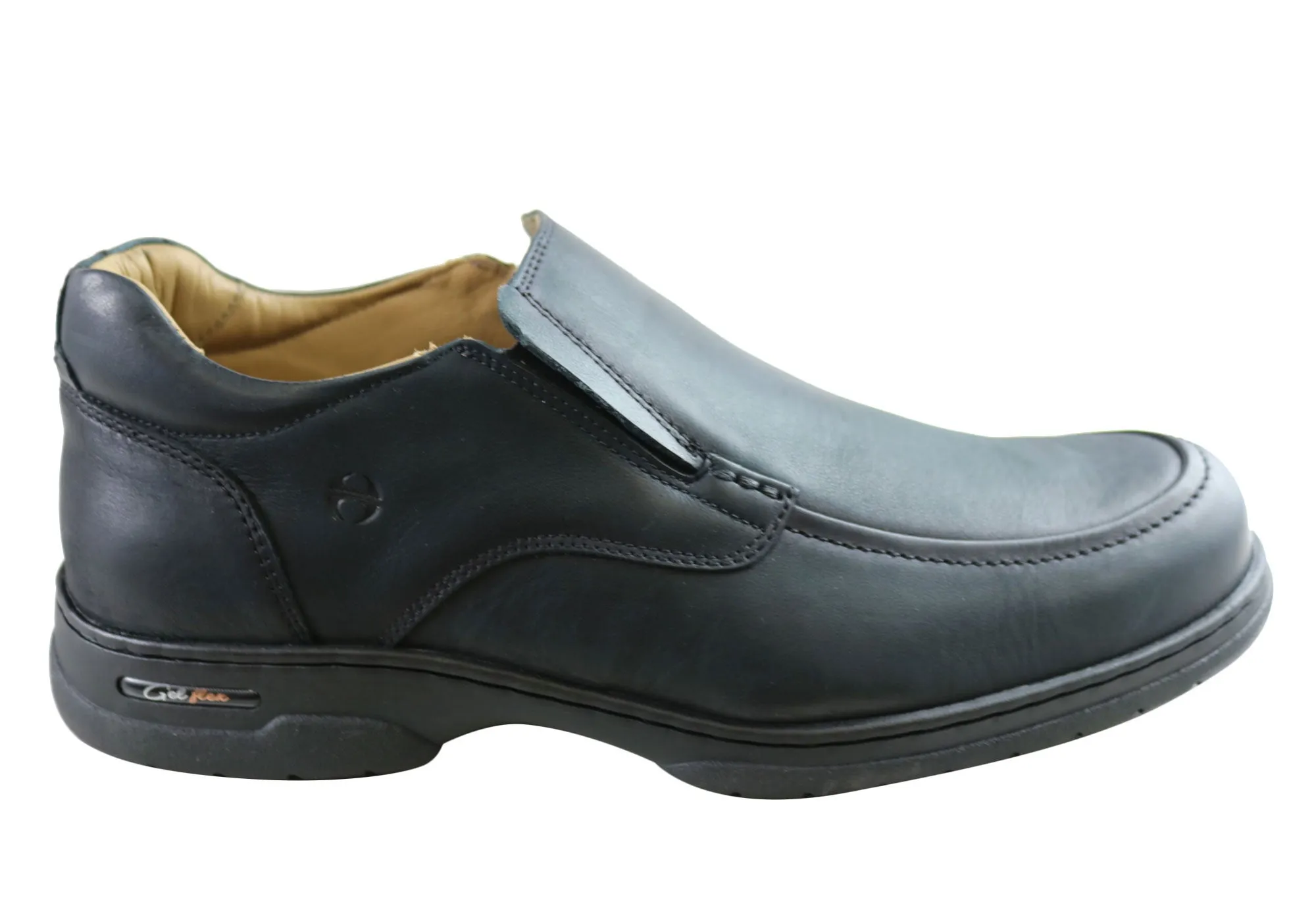 Performance Fit Ferricelli Vinnie Mens Leather Slip On Comfort Shoes Made In Brazil