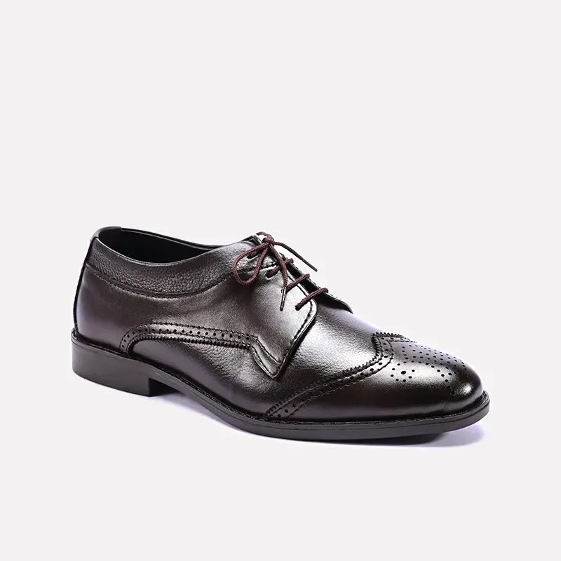 Show Fit Ivybrook Brown Derby Shoes 0111086