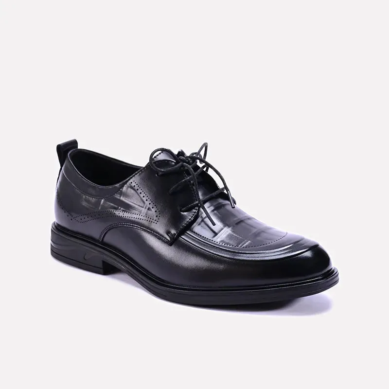 Slip On Style Thornleigh Black Derby Formal Shoes 0111292