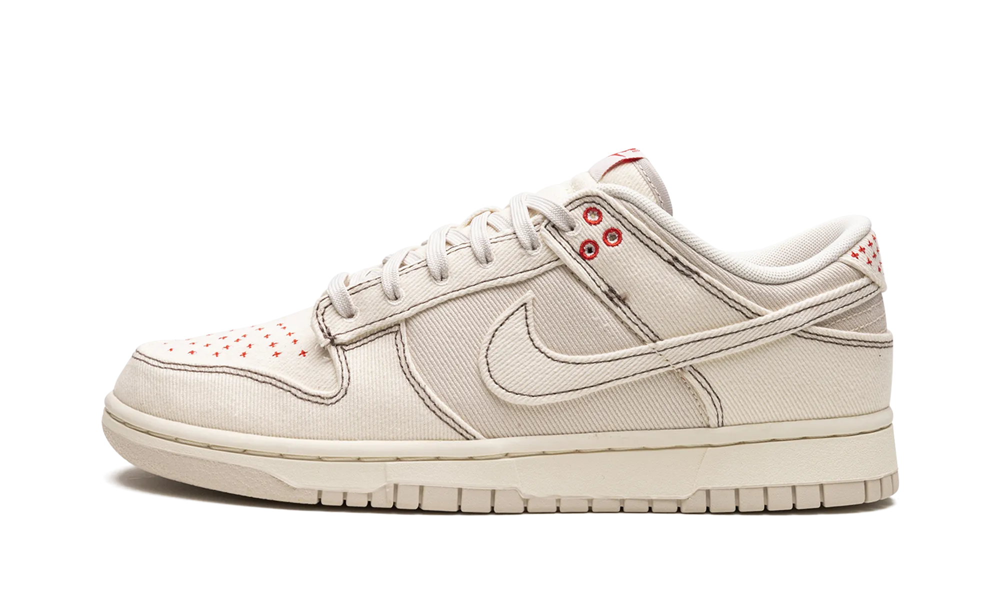Dunk Low "Shashiko - Light Orewood Brown" Foot Control Walk Comfortably