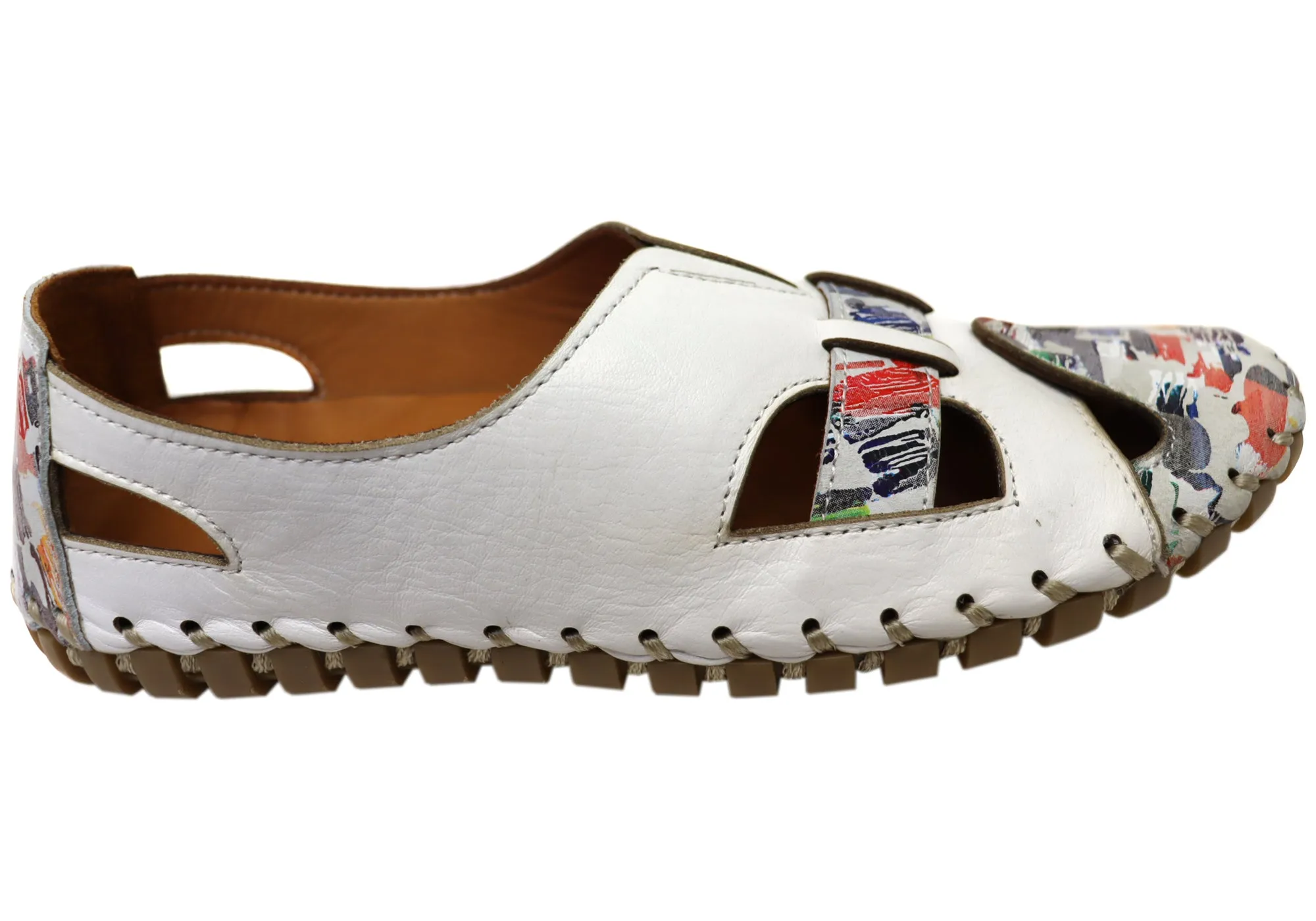 Harbor Mood Pool Ready Orizonte Genevieve Womens European Comfortable Leather Shoes