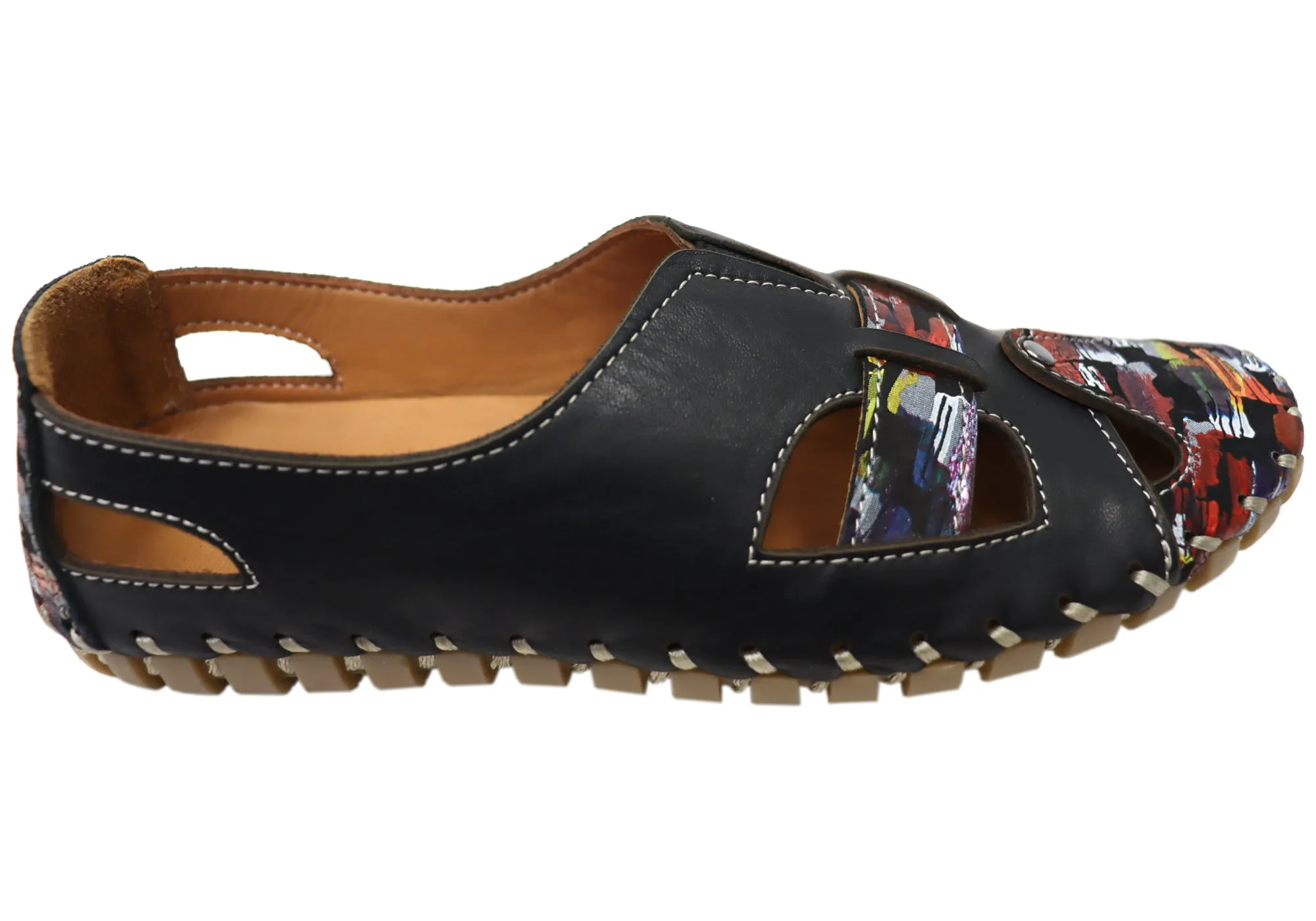 Orizonte Genevieve Womens European Comfortable Leather Shoes Top Rated