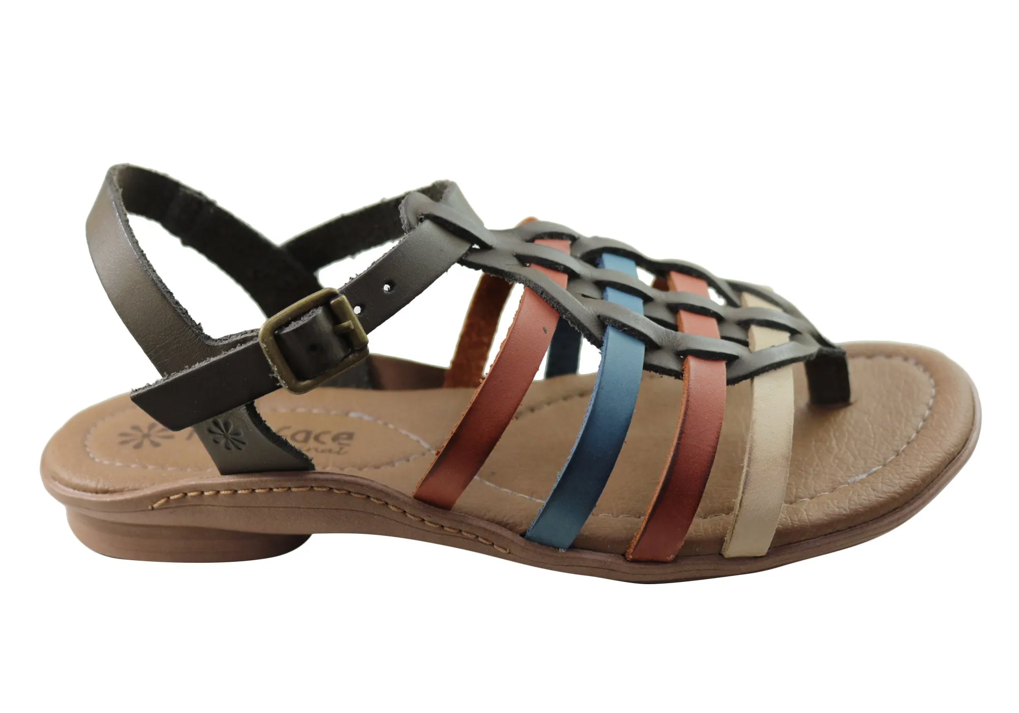Light Comfort Comfortable Straps New Face Mari Womens Comfortable Leather Sandals Made In Brazil