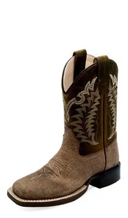 Daily Ready Utility Style Old West Brown Children's Boot