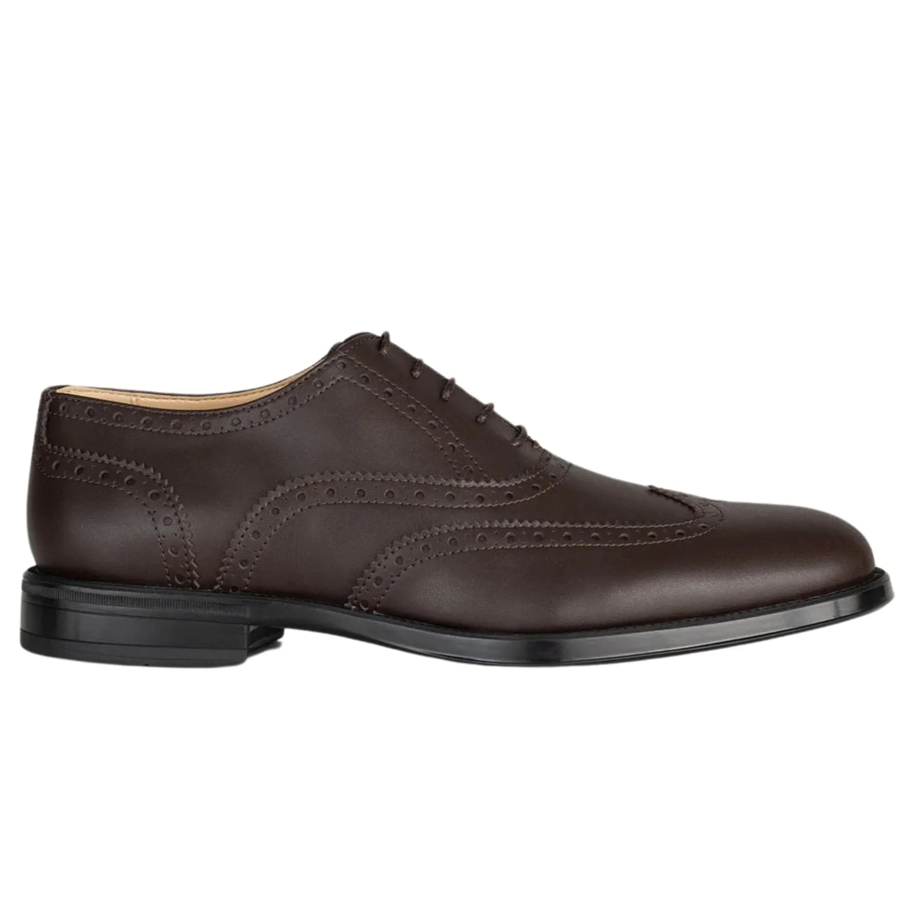 Men's vegan oxford brogue by Solari Milano - black or brown Valley Run